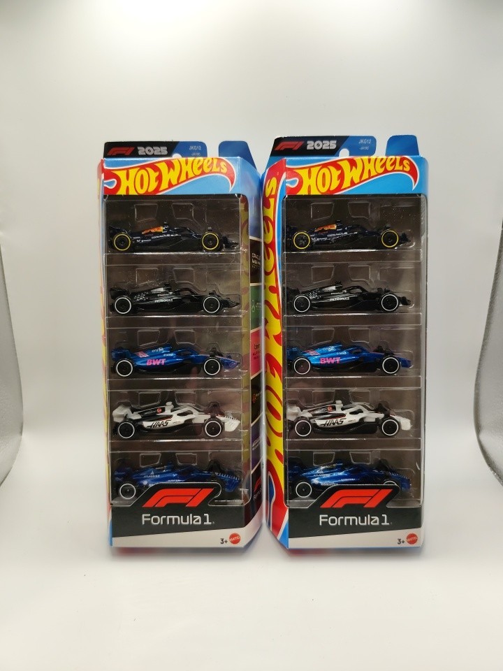 🔥 🔥 2026 Hot Wheels 2025 Formula 1 5-Pack (Lot of 2) Details In Description