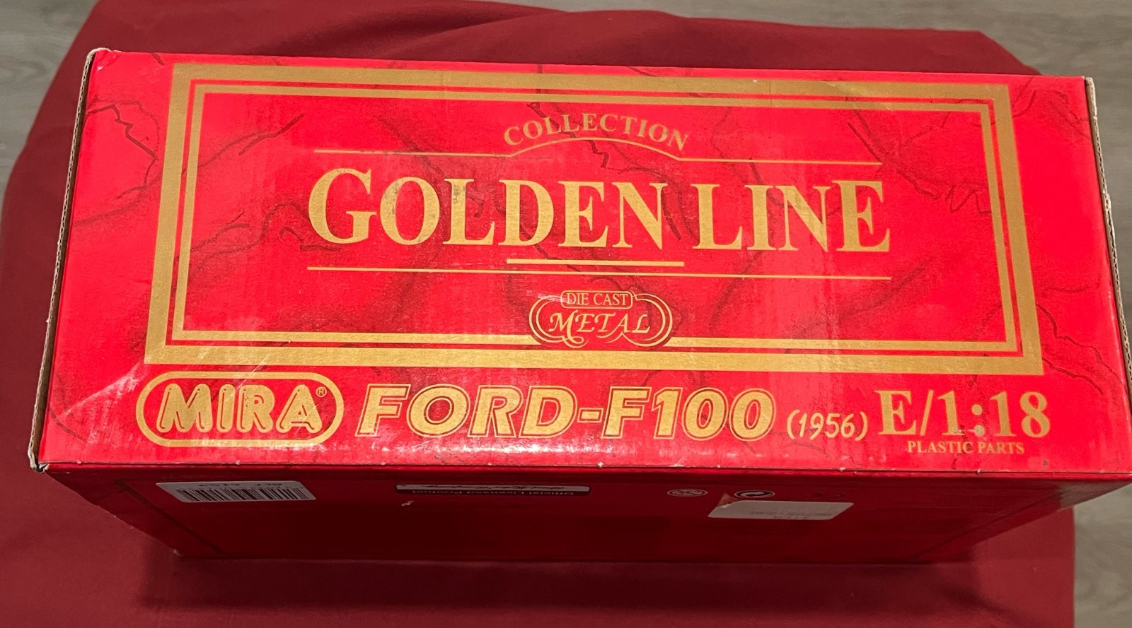 Mira Die Cast Metal E/1:18 Ford F100 ’56 Dark Blue Golden Line Collection