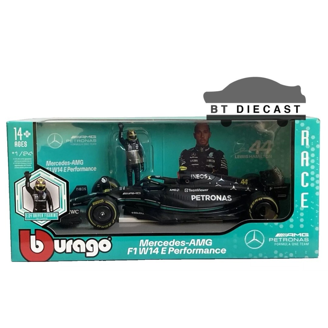 BBURAGO F 1 MERCEDES BENZ AMG W14 E PERFORMANCE 1/24 #44 LEWIS HAMILTON 28037 LH