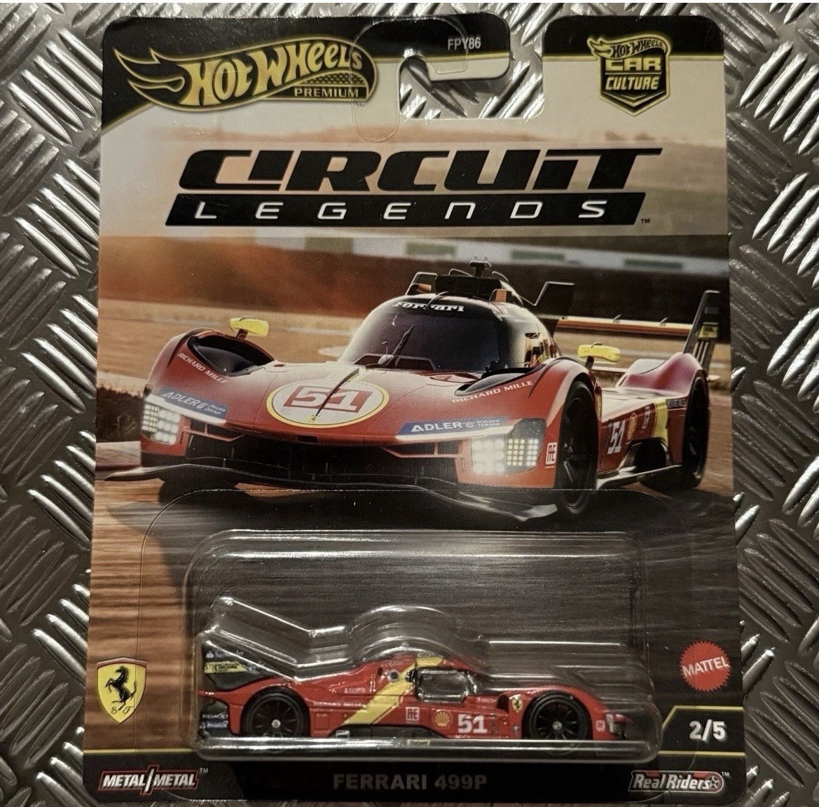 Hot Wheels Premium 2025 Car Culture “Circuit Legends” Ferrari 499P Red 🏆🆕🏆