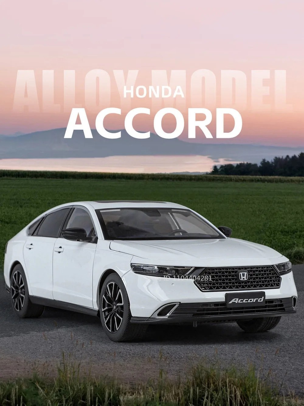 1:18 Honda Accord Sedan Diecast Model Collectible with Sound & Light Features