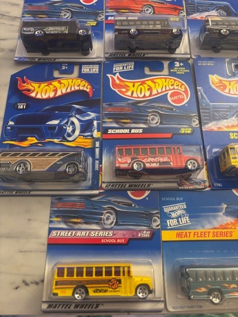 Hot Seat Bus Collection (Police Bus, School Bus, and more variations) NIB