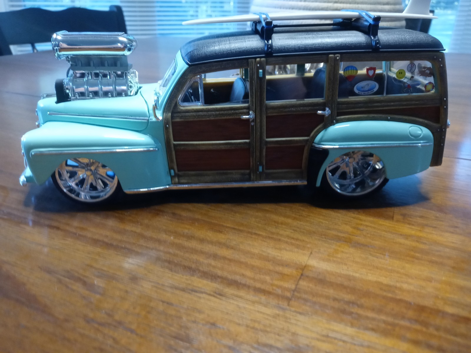 1/18 Custom Signature Series 1948 Ford Woody Wagon Ratfink Ratrod Hotrod Cool