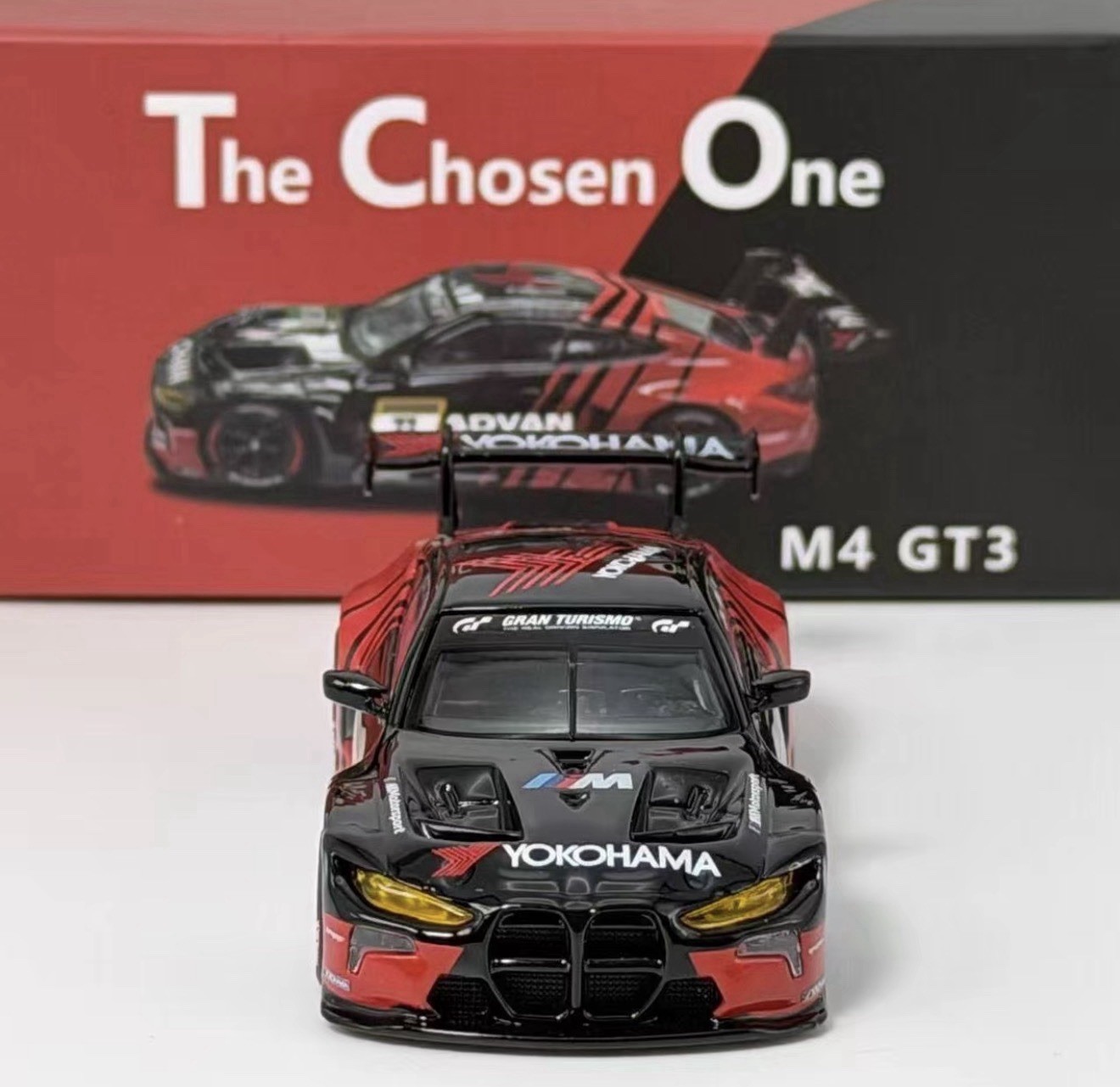 TCO ADVAN BMW M4 GT3 1/64 DIECAST MODEL CAR US BASED SELLER
