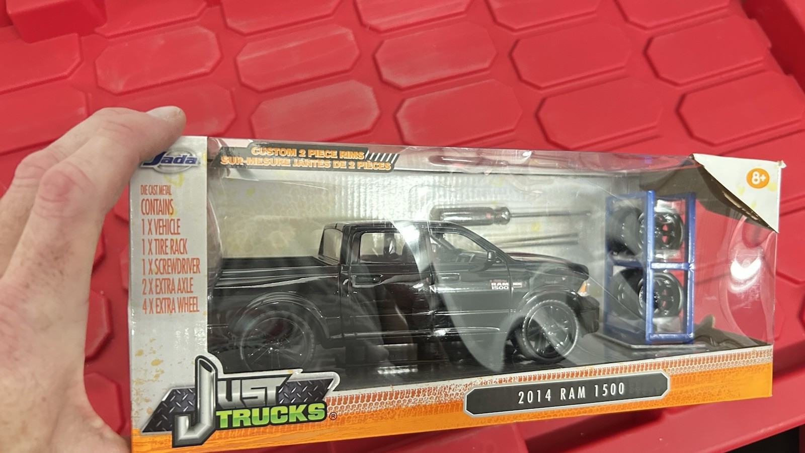 Jada Just Trucks 1:24 2014 Dodge Ram 1500 Black Diecast Pickup, Unopened