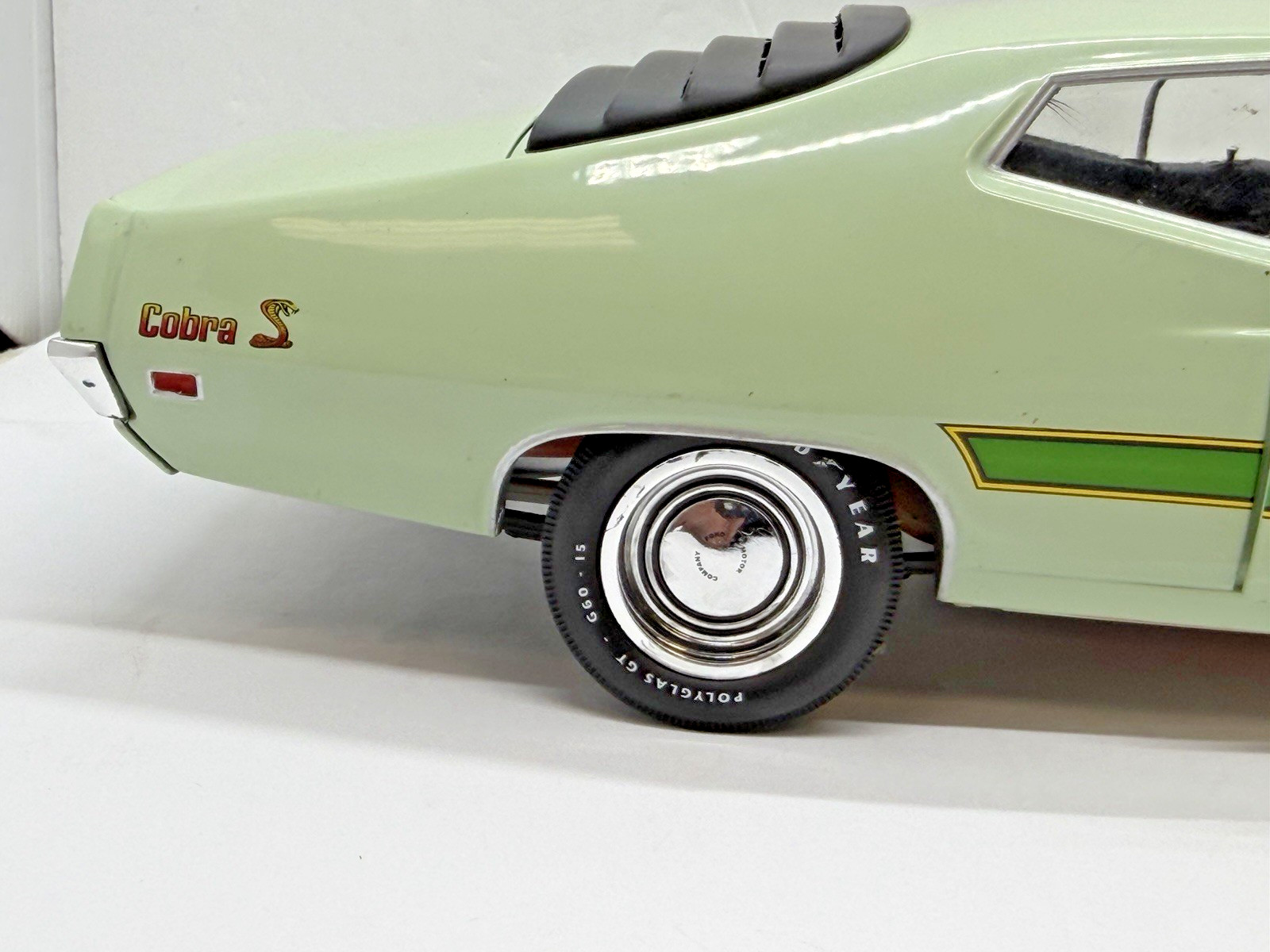 1971 Ford Torino GT Green 1:18 Scale Auto World Item 0054 Not in Box Bx7-4