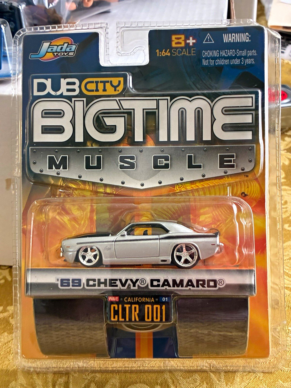 Jada Toys Dub City Bigtime Muscle 1:64 1969 Chevy Camaro Silver Unopened Box
