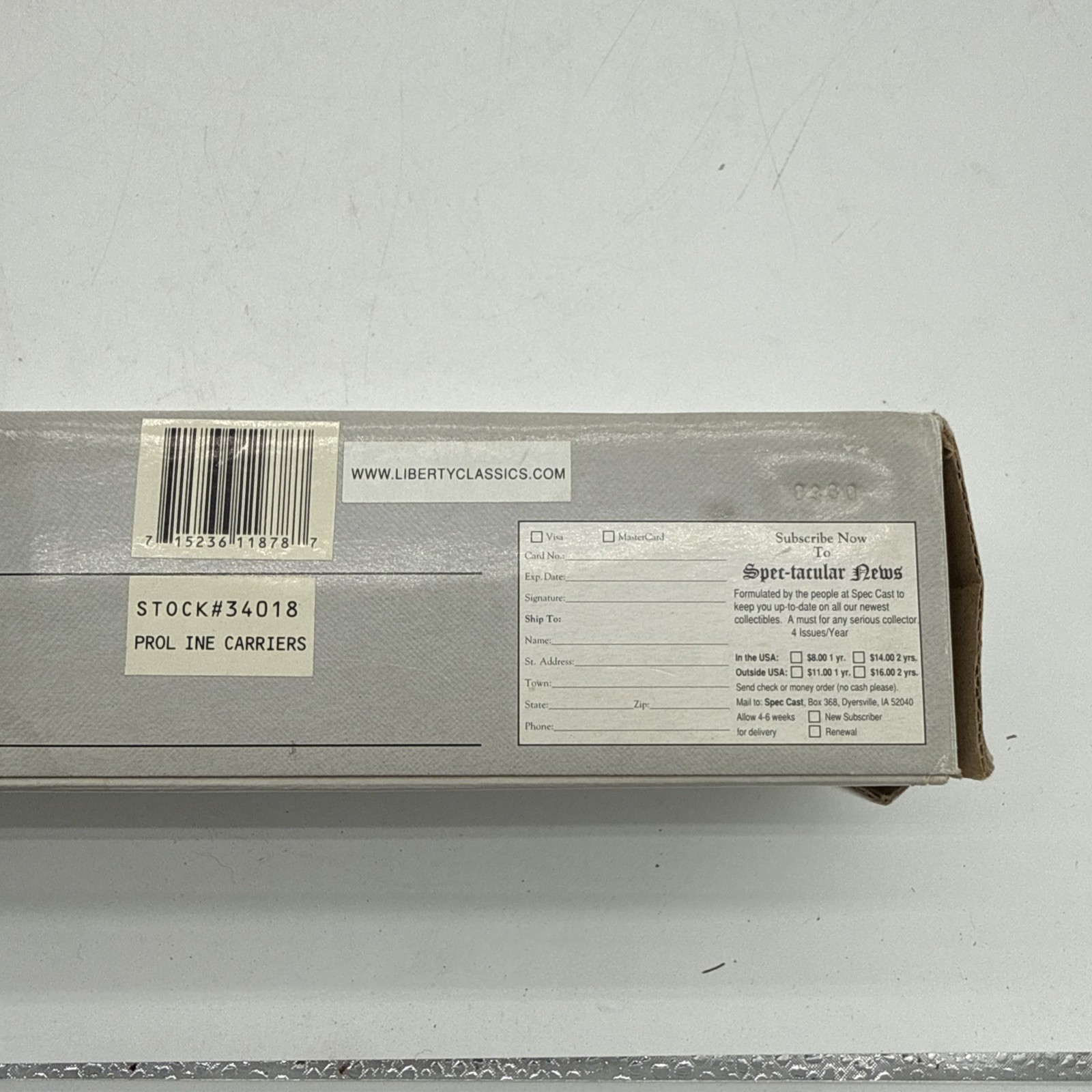 ProLine Carriers SpecCast Semi Truck Replica 1:84 W/Box