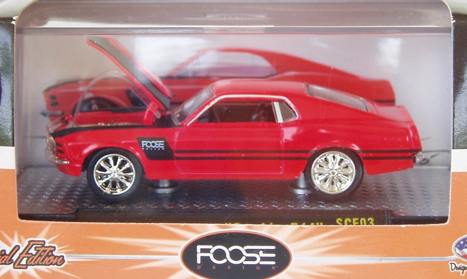 M2 Machines 1970 Ford Mustang Foose Gambler 514 Car SCF03 #32600 Special Edition