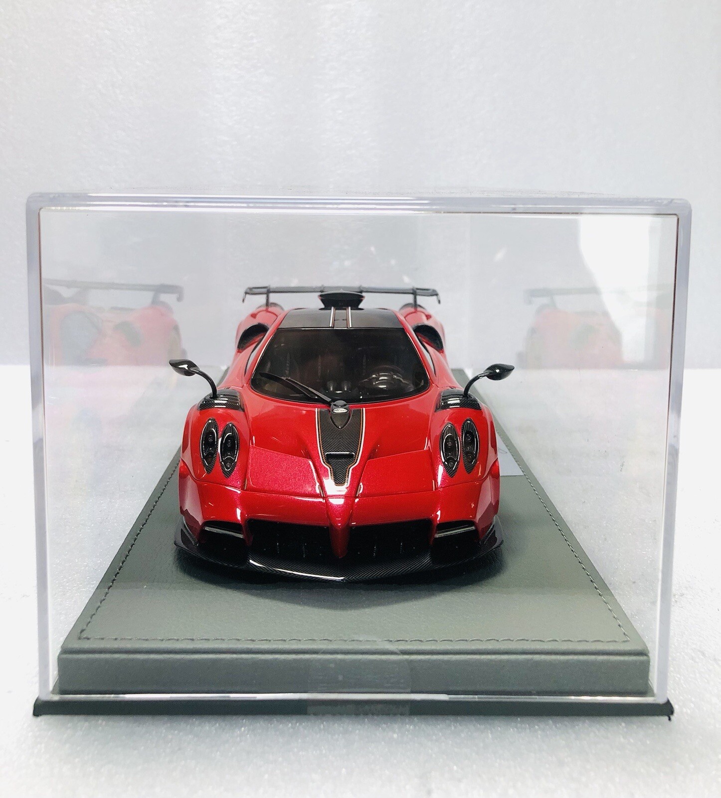 1/18 BBR Pagani Imola Azalea Red Metallic Limited 140 pcs with display case