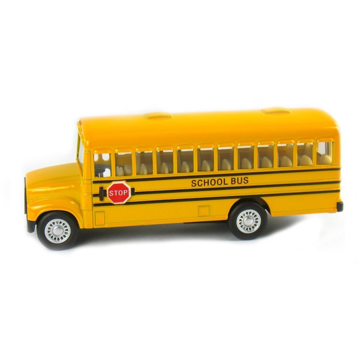 5″ Diecast School Bus with Pullback Action