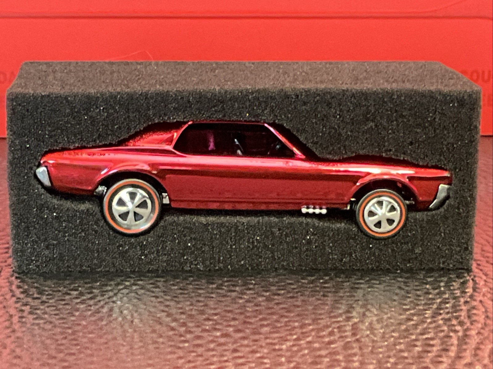 Hot Wheels 80th Anniversary RLC Original Sweet 16 Ruby Red Custom Cougar