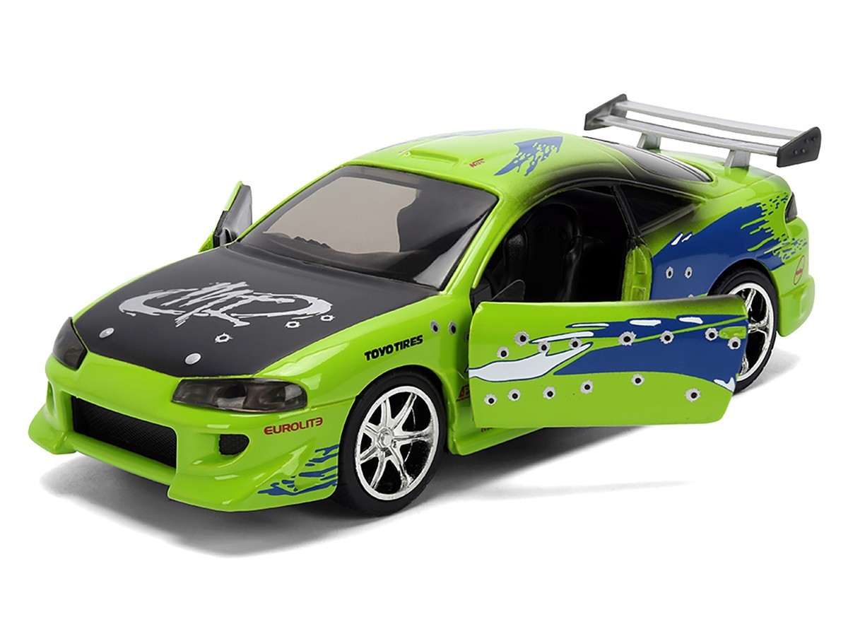 Jada 1:32 Fast & Furious Brian’s Mitsubishi Eclipse (Damaged Version) 36356