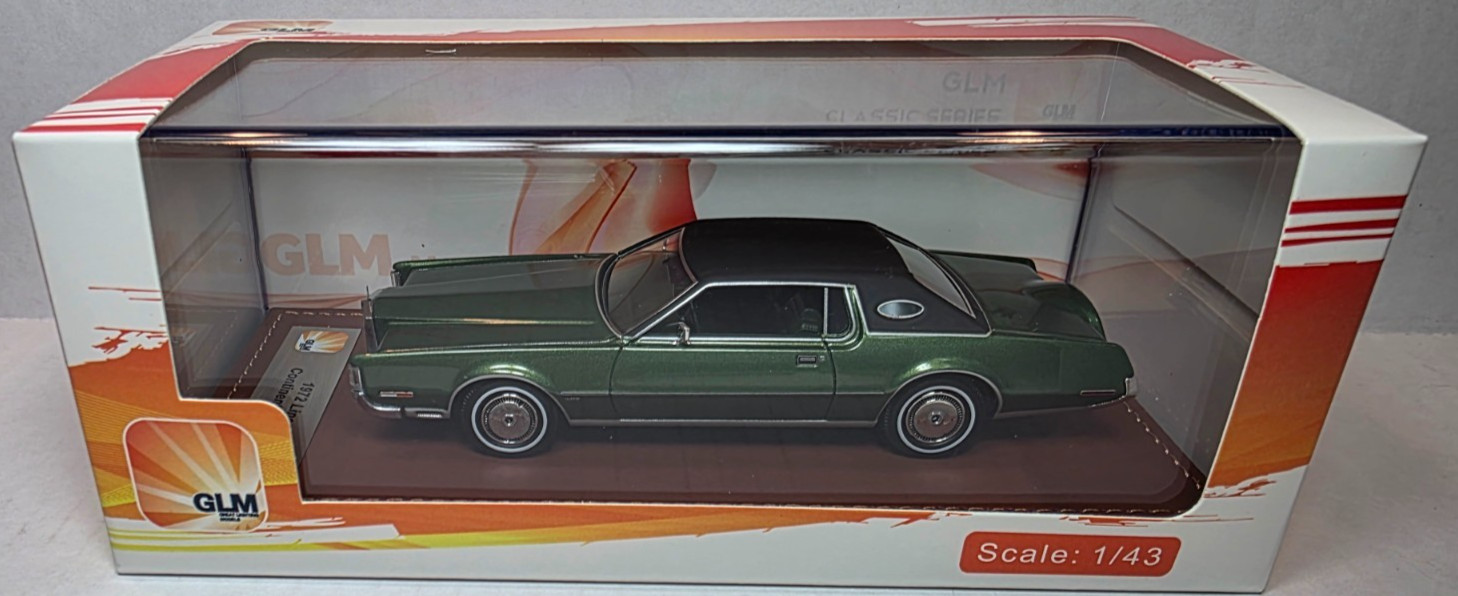 GLM 1:43 1972 Continental Mark IV by Lincoln-Mercury Ivy Green Moondust Metallic