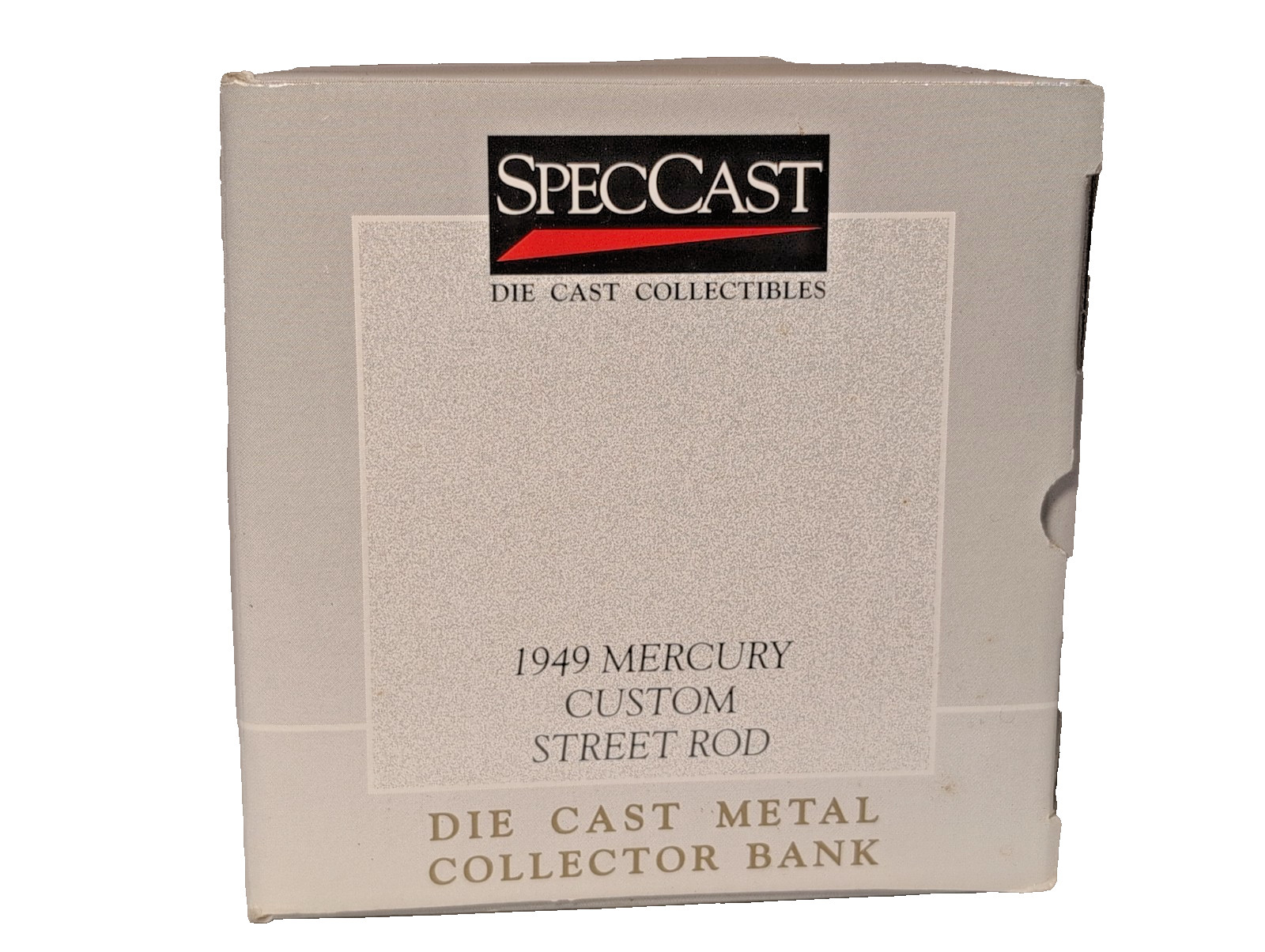 1949 Mercury Custom Street Rod Die Cast Metal Collector Bank w Key SpecCast