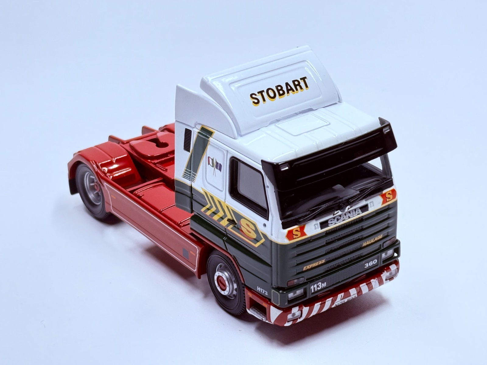 CORGI CC99202 SCANIA 113 TRACTOR UNIT MODEL ONLY EDDIE STOBART 1:50 SCALE