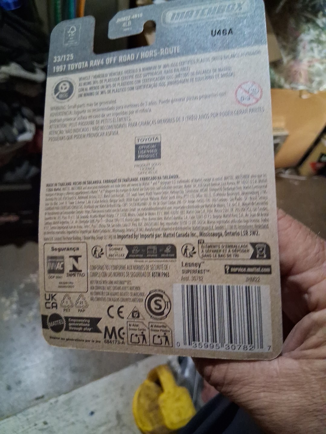 1997 Toyota Rav4 Off-Road Matchbox Brand New Still In The Package. Unopened!