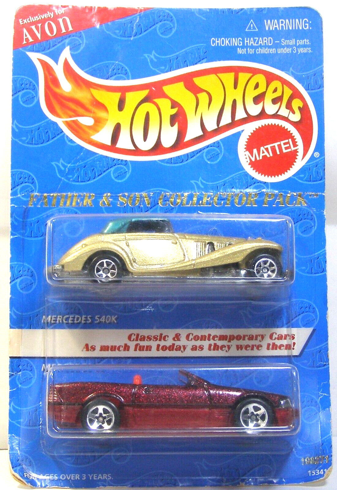 Hot Wheels Father & Son Pack Exclusively Avon 1995 “Mercedes 540K & SL” TIY