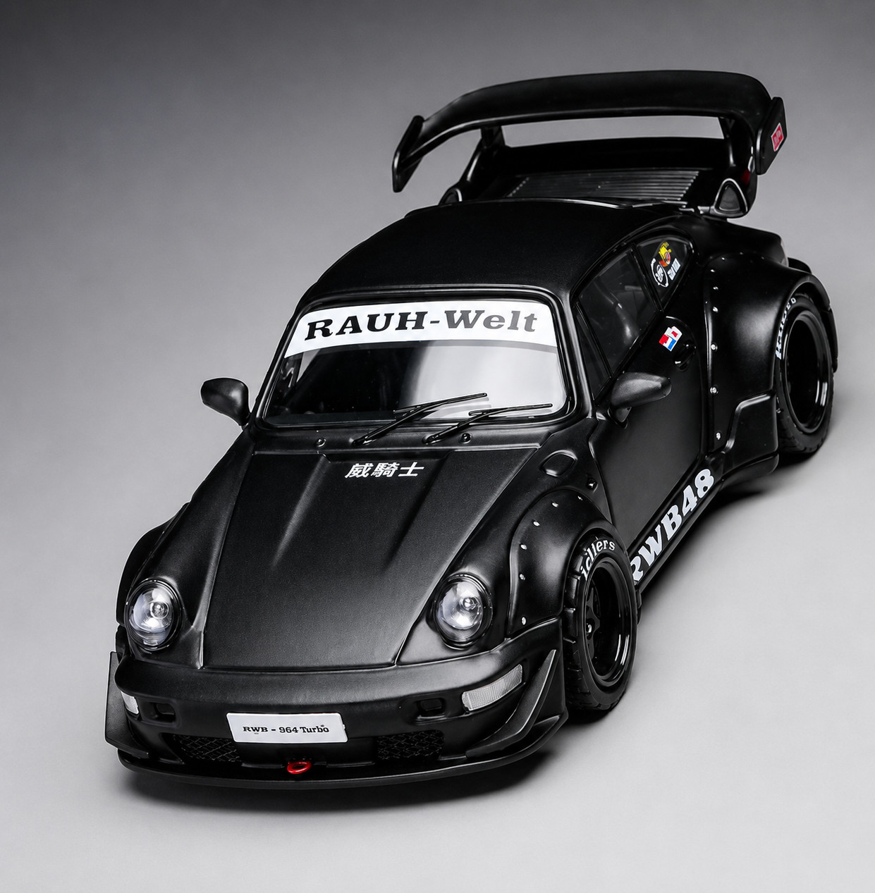 Inno 1/64 PORSCHE 911 RWB 964 Model Car -BLACK-