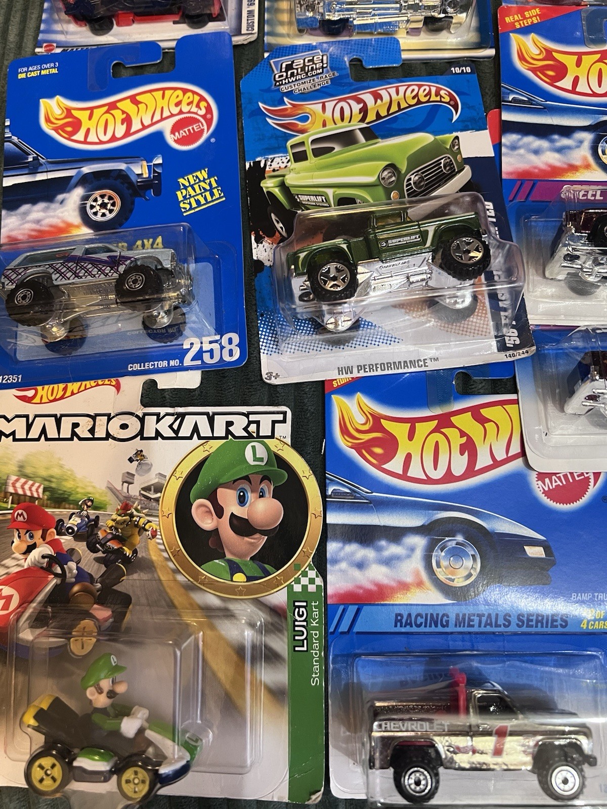 Hot Wheels Lot #1 of 50 Diecast Cars Mixed Collection New On Original Cards.