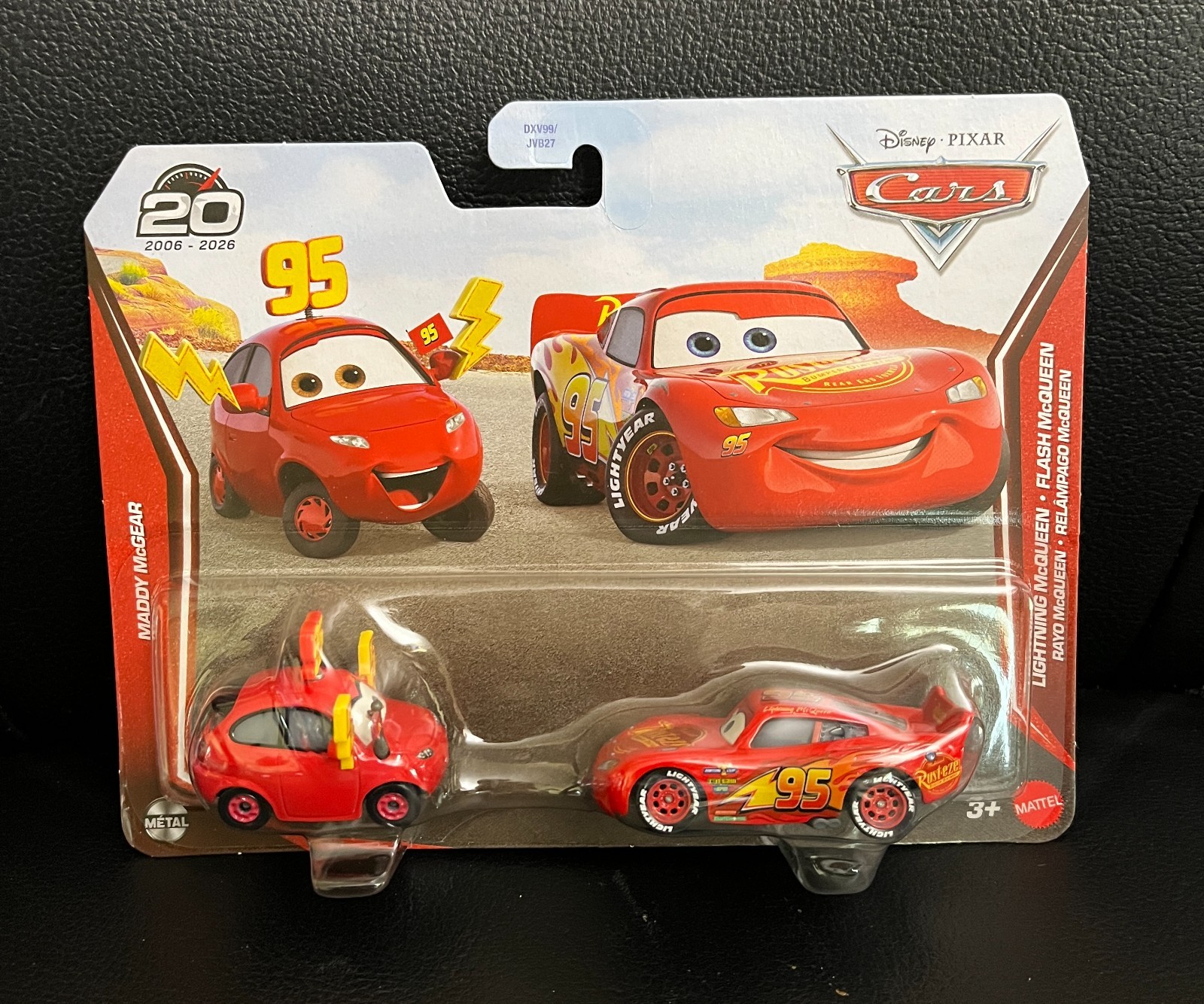 Disney Pixar Cars Lightning McQueen Maddy McGear 2-Pack Diecast 2026 ShipsFast!