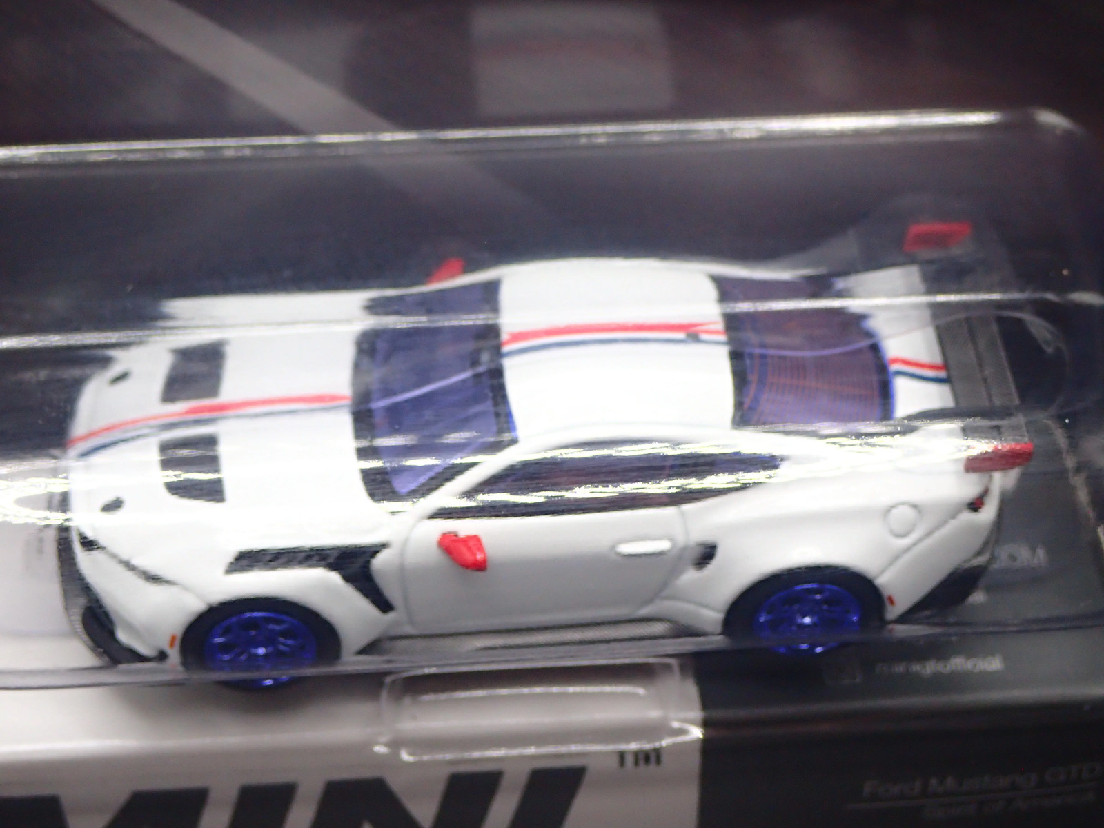 FORD MUSTANG GTD CHASE SPIRIT OF AMERICA TSM MODEL MINI GT #1097 1/64 2026