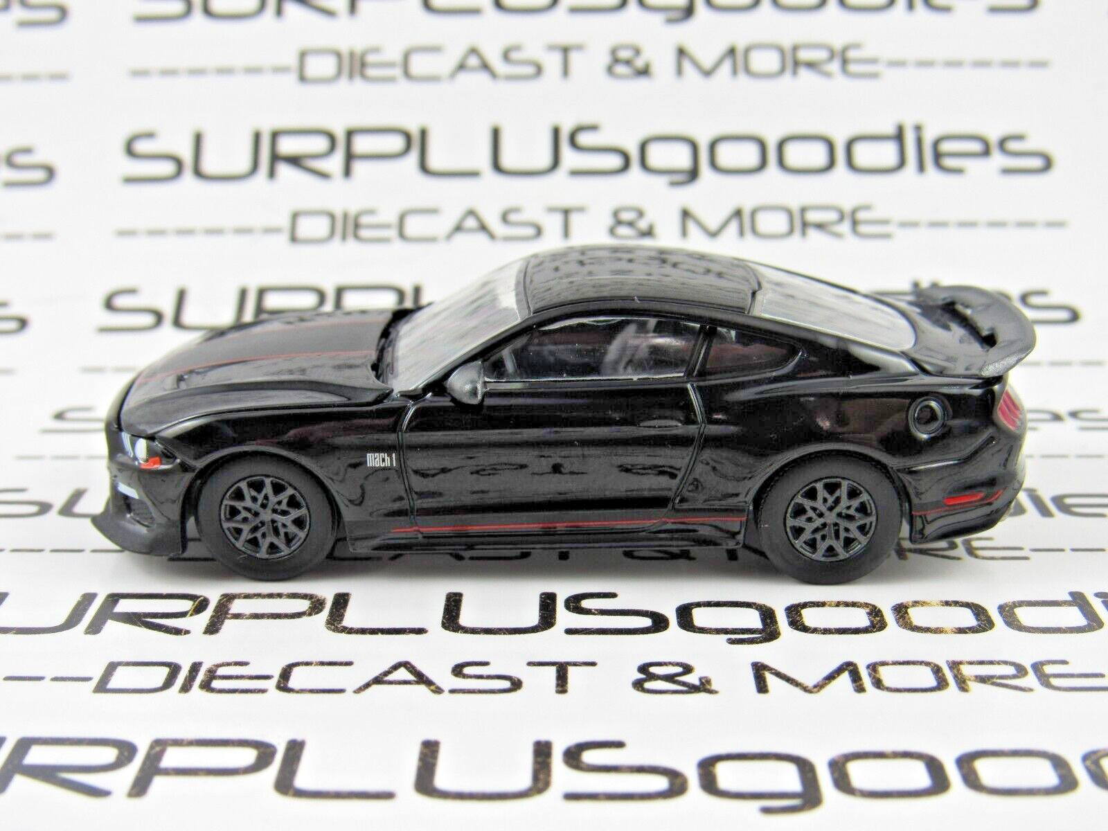 Greenlight 1:64 Scale LOOSE Shadow Black 2022 FORD MUSTANG MACH 1 Muscle Car