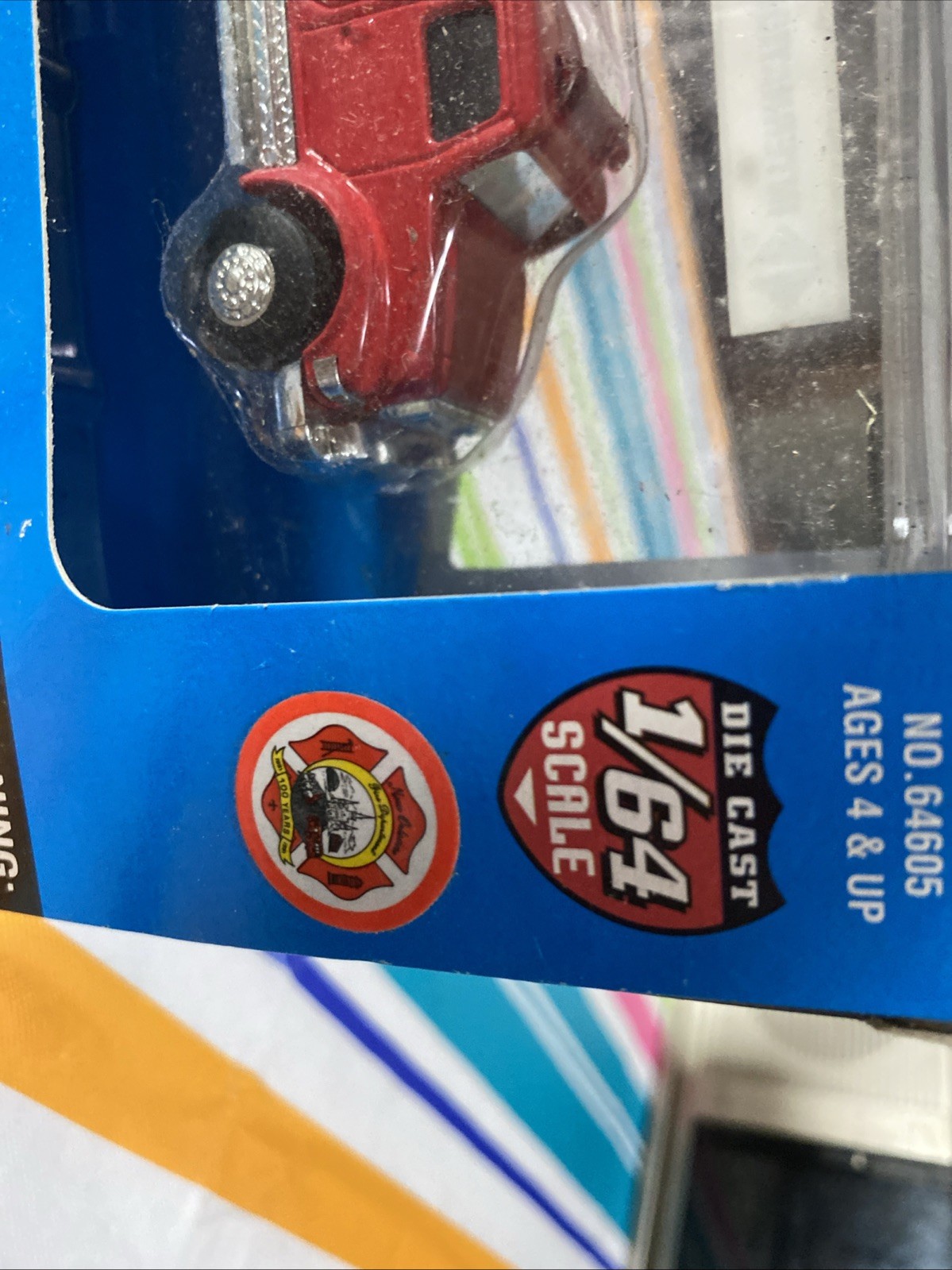 Road Champs Die Cast 1998 Fire Department Pumper Truck Ships Free!