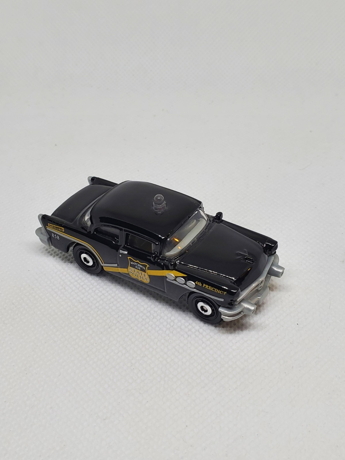 Matchbox Black 1956 Buick Century State Police Loose 1/64