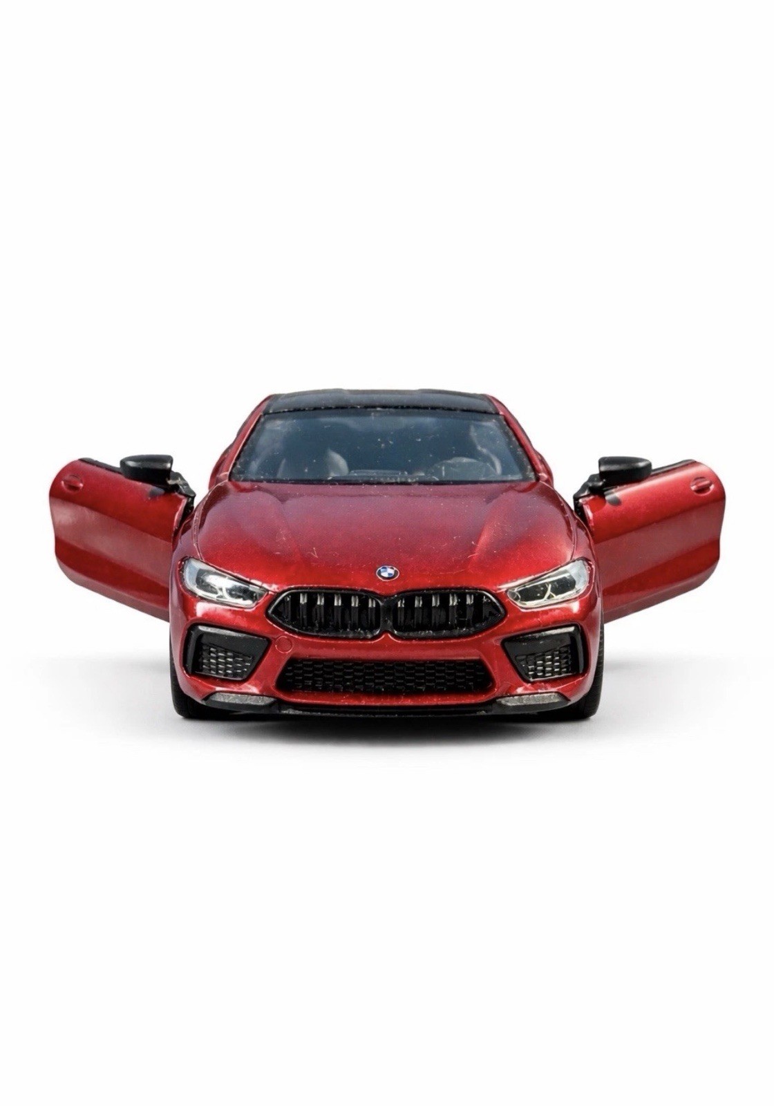 BMW M8 Competition 1:36 Scale 5″ Die Cast Model w/Pullback Action (Red) (NO BOX)