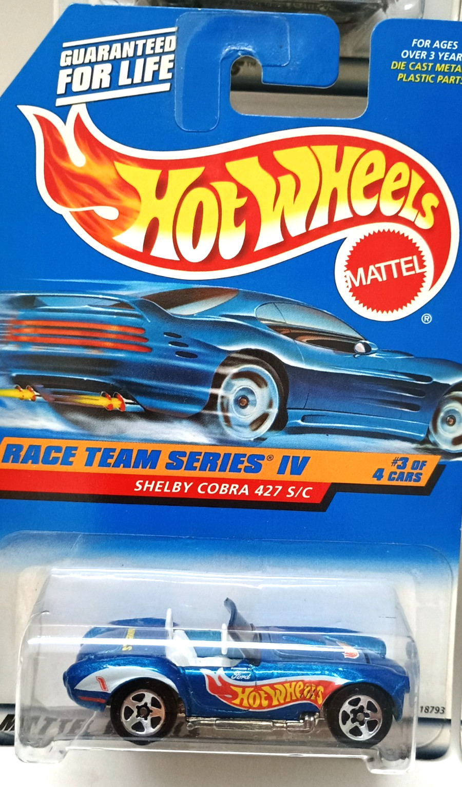 1997 Hot Wheels Race Team Series IV Complete Set Of 4 Vehicles; NIP Never Opened