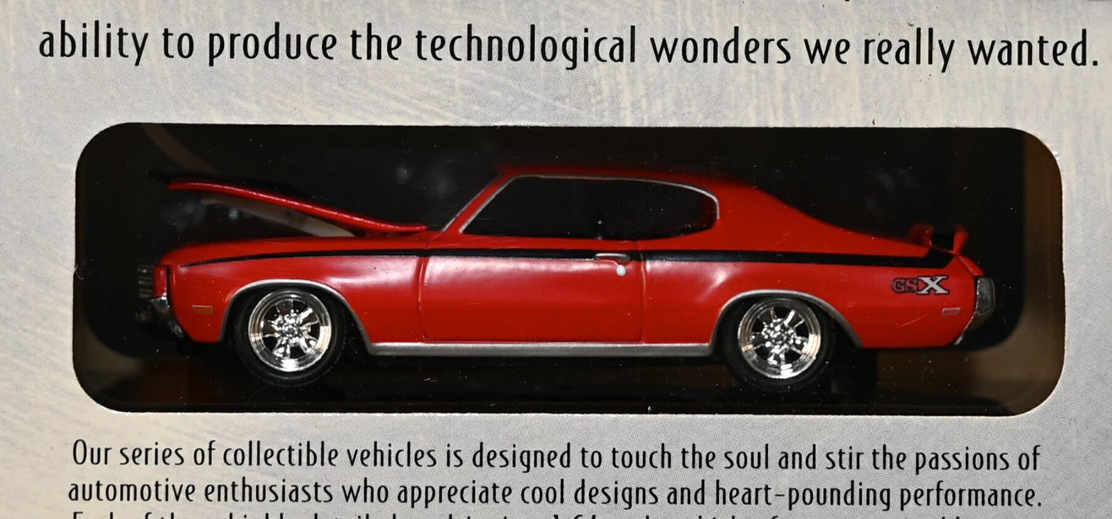 100% Hot Wheels 1971 Buick GSX Red Limited Edition 1:64 Diecast – NIB