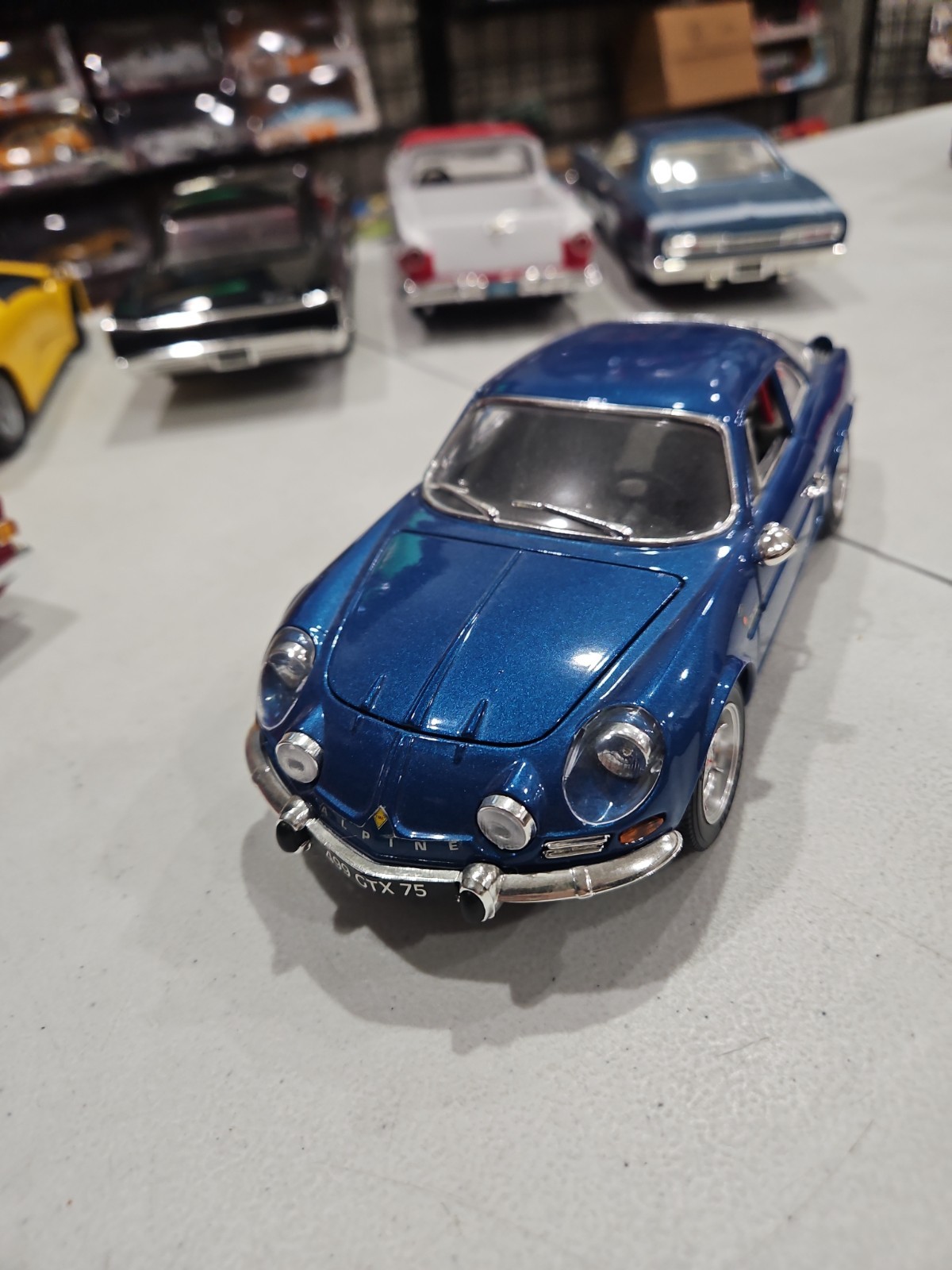 Bburago 1:16 1971 Alpine Renault A110 1600S Blue Special Collection Diecast Loos