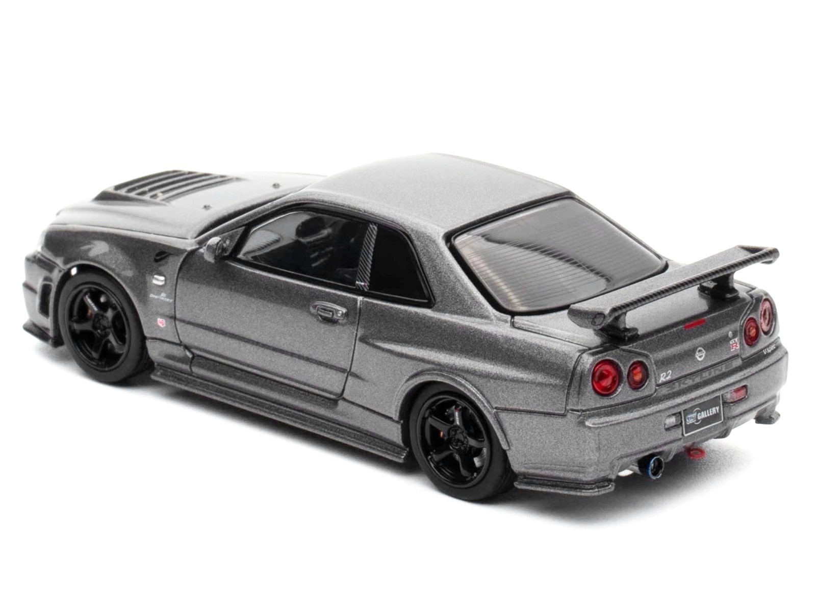 NISSAN SKYLINE GT-R R34 Z-TUNE RHD GRAY TDE 25 1/64 INNO MODELS IN64-R34ZT-TDE25