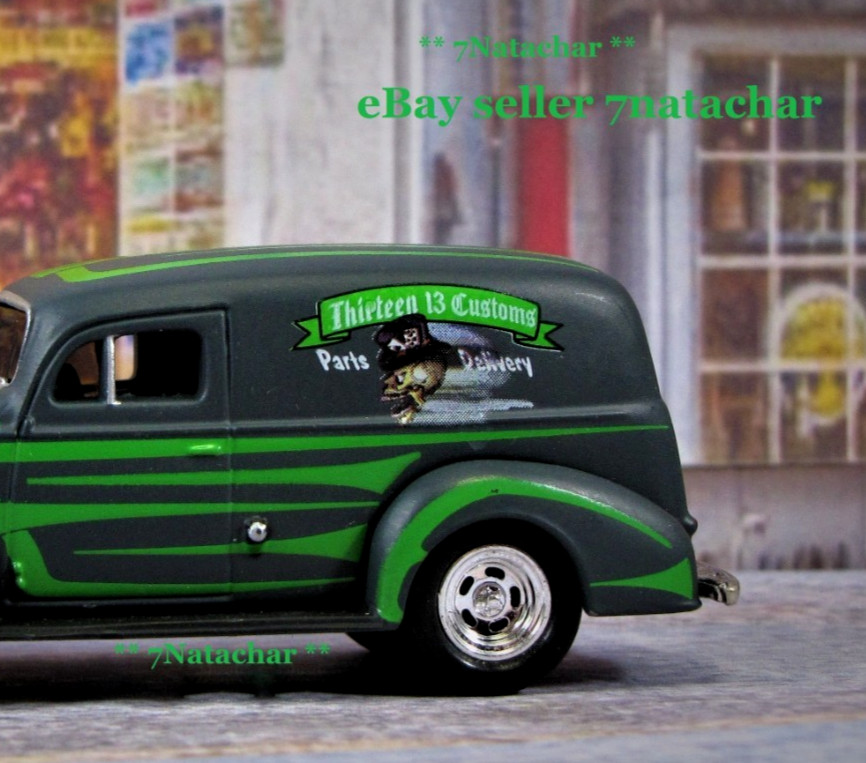 1940 Ford Panel Wagon Shop Parts Delivery Truck Model Classic Hot Rod C