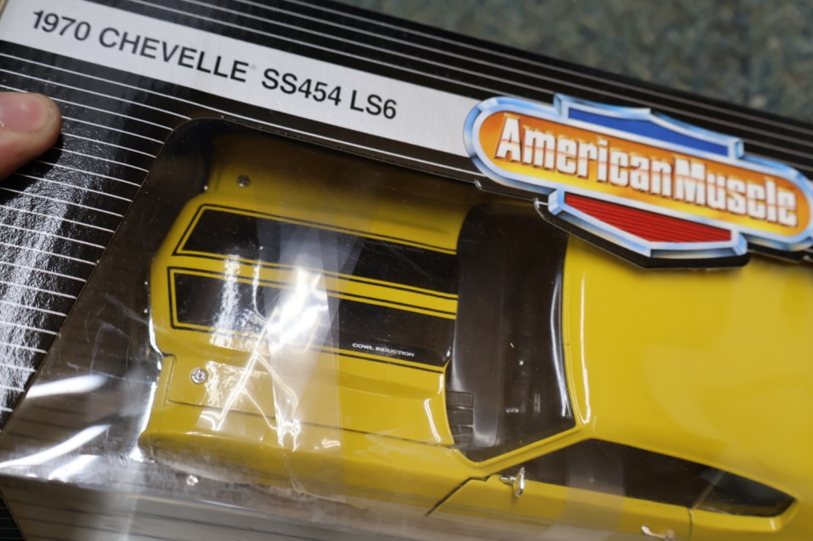 1/18 ERTL American Muscle 1970 Chevy Chevelle SS 454 LS6 in Yellow