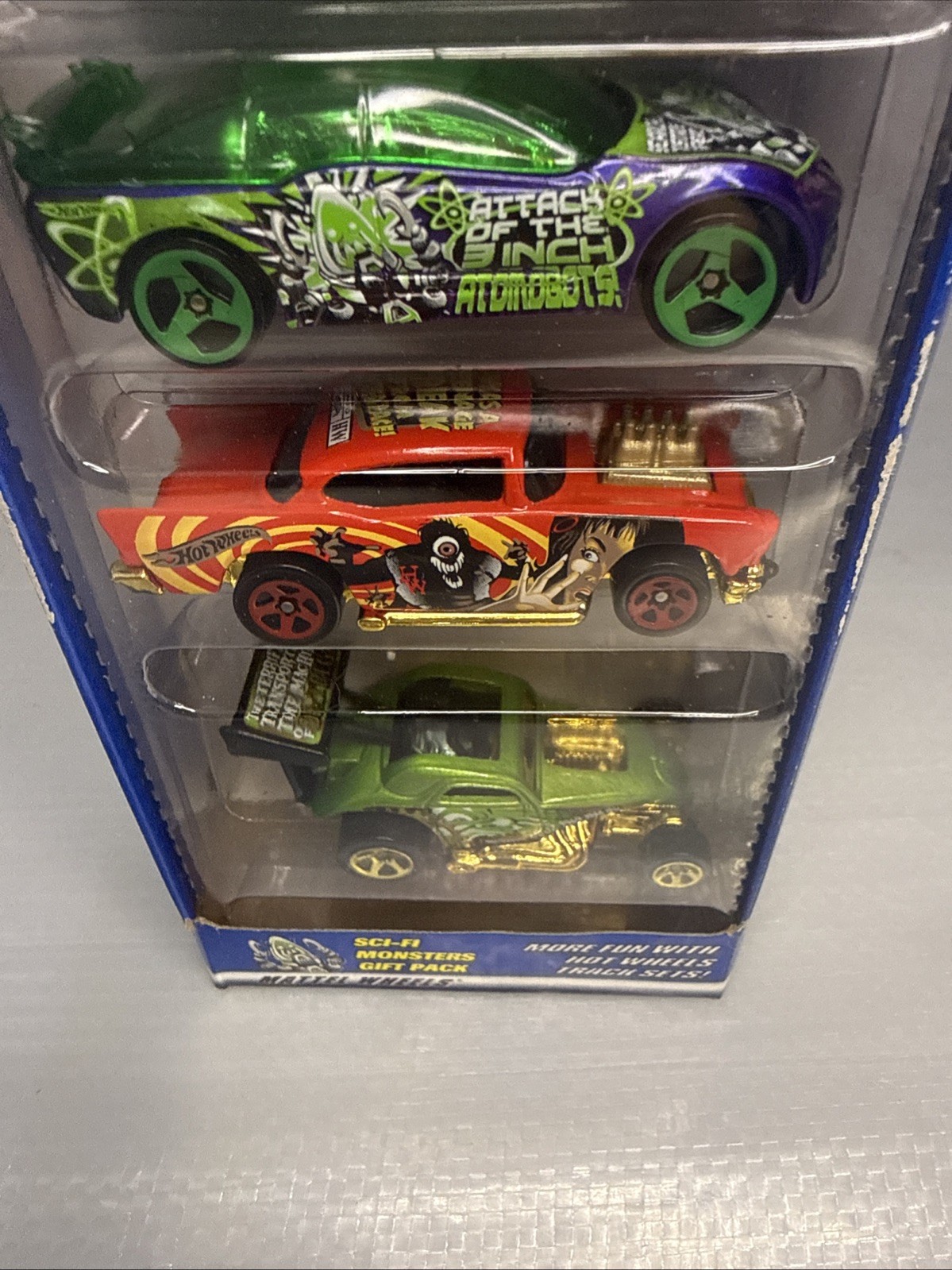2000 HOT WHEELS SCI-FI MONSTERS GIFT PACK 5 CAR SET NEW UNOPENED PACKAGE 54423