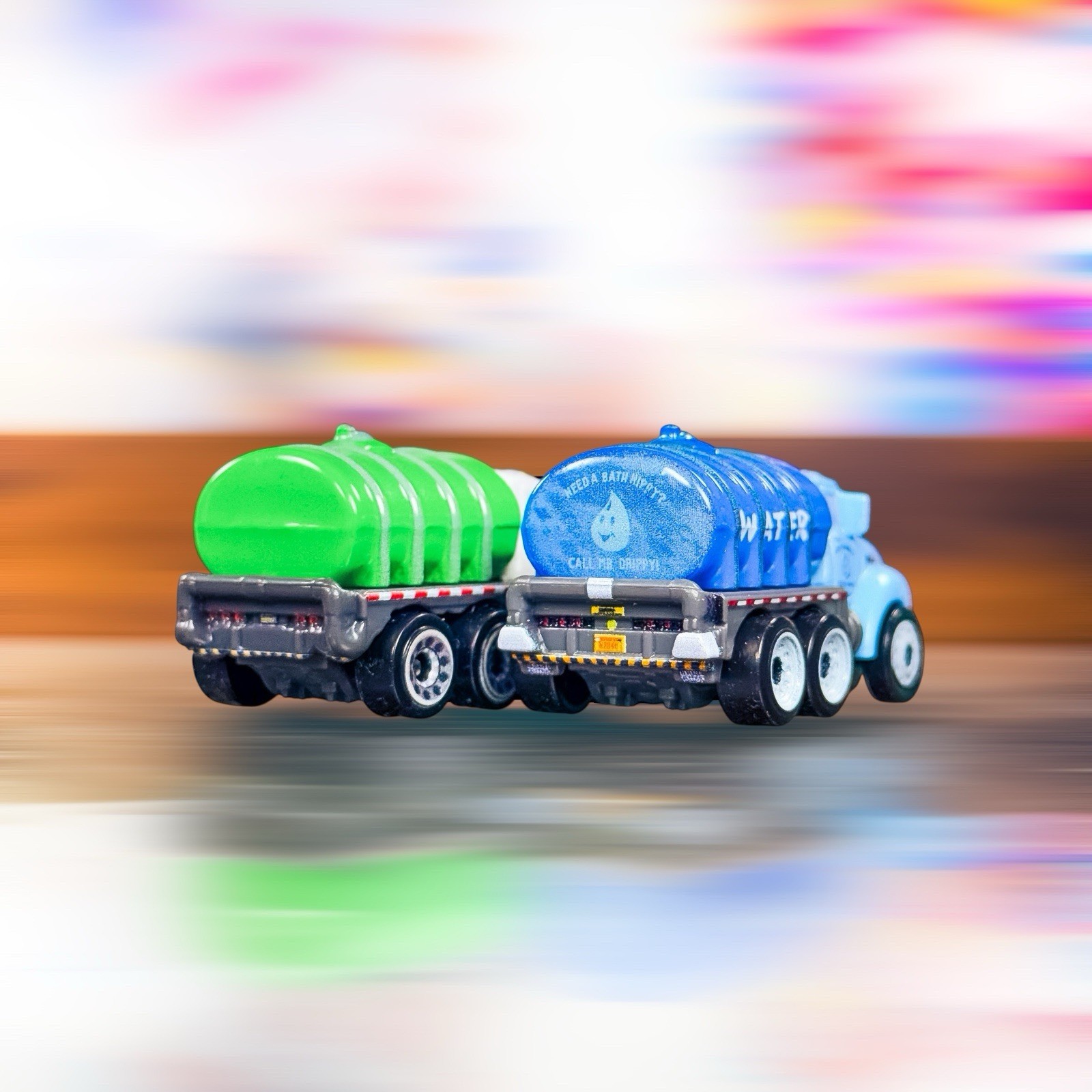 Disney Pixar Cars Mini Racers Water Trucks Erin Kinda Fast & Mr. Drippy *loose*