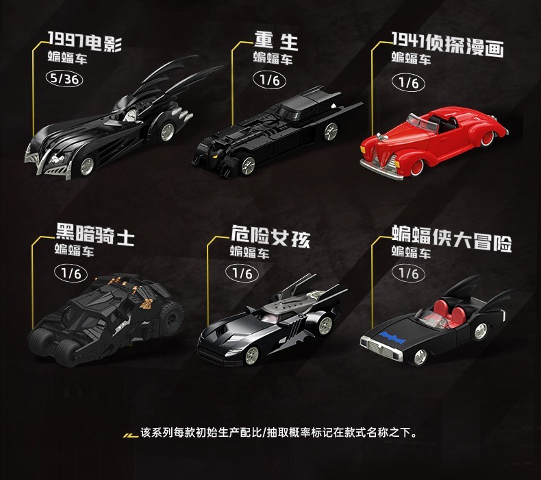 Blokees Wheels E02 Batmobile 1997 Batman and Robin Film 1:64 US Seller In-hand