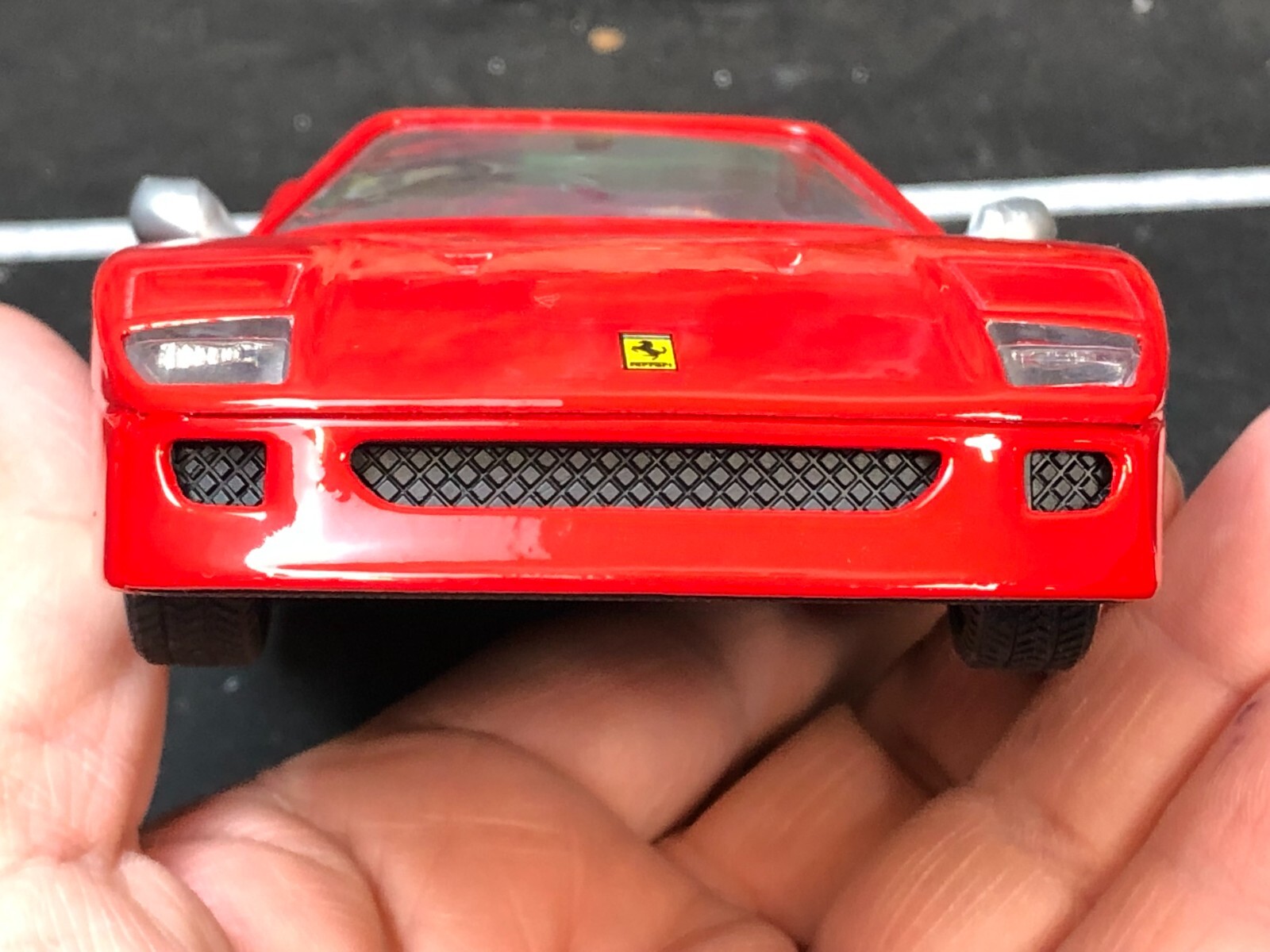 SUNNY SIDE SS7704 1:24 Diecast Model RED 1987 FERRARI F40 Opening Doors NO BOX