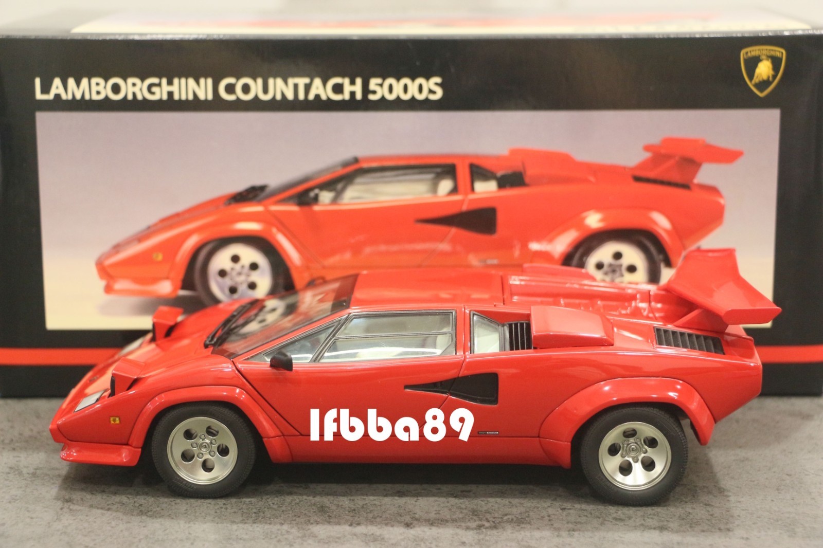 AUTOART 1/18 LAMBORGHINI COUNTACH LP5000S RED 74531 藍寶基尼