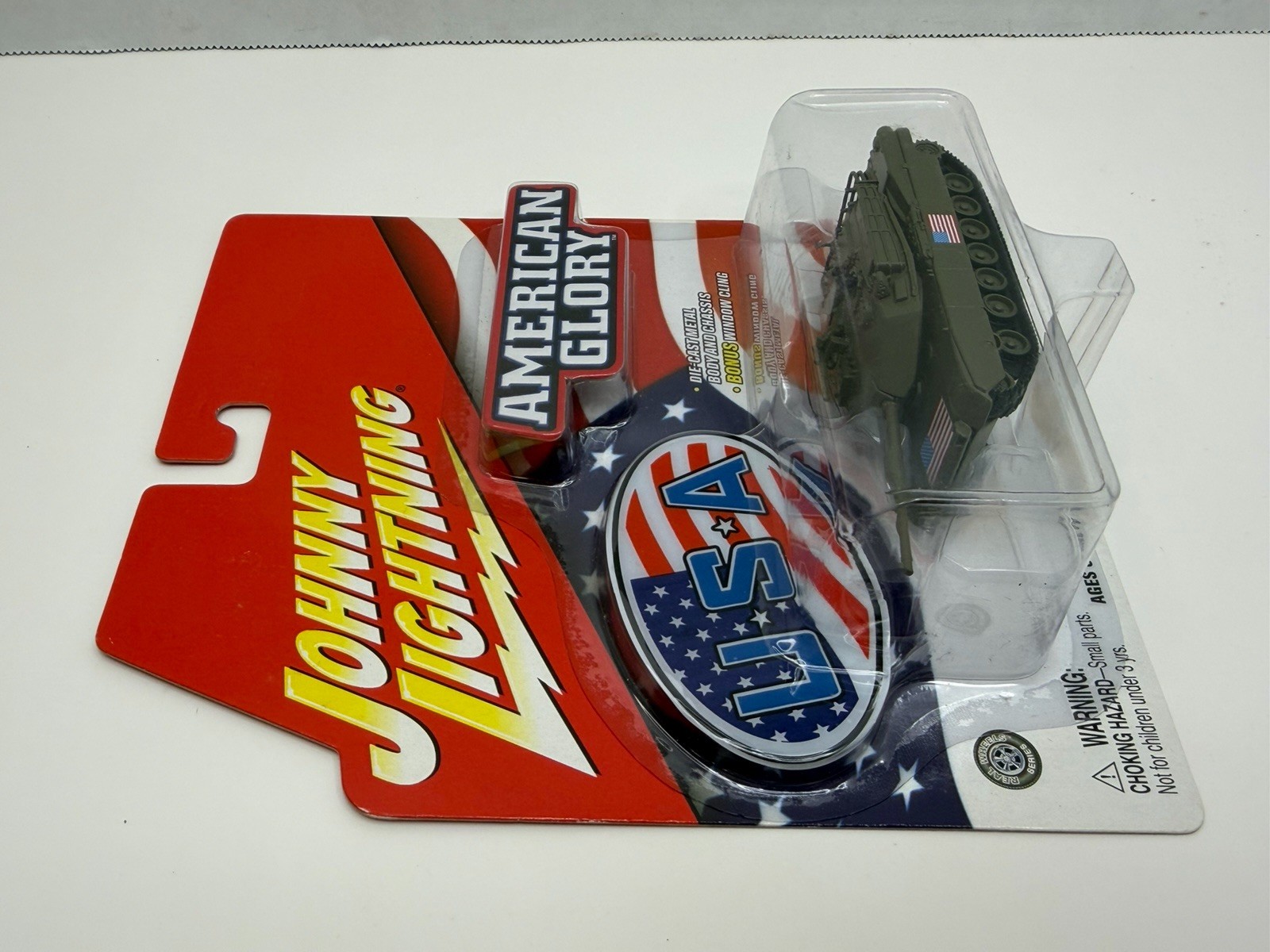 Johnny Lightning American Glory M1A1 Military Abram’s Tank Diecast USA 1/100