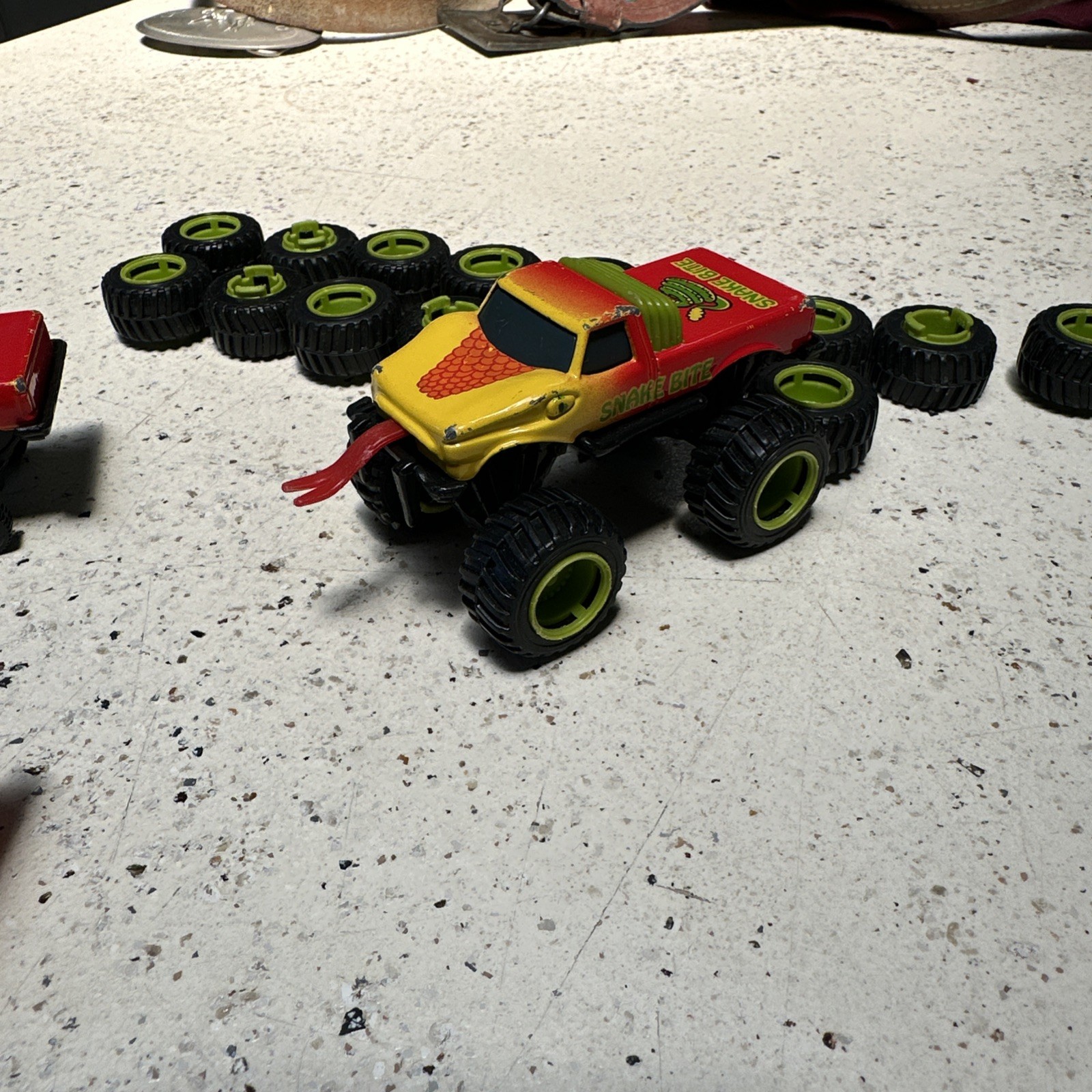 VTG 90s Hot Wheels SNAKE BITE Truck Lot 1990s Toys