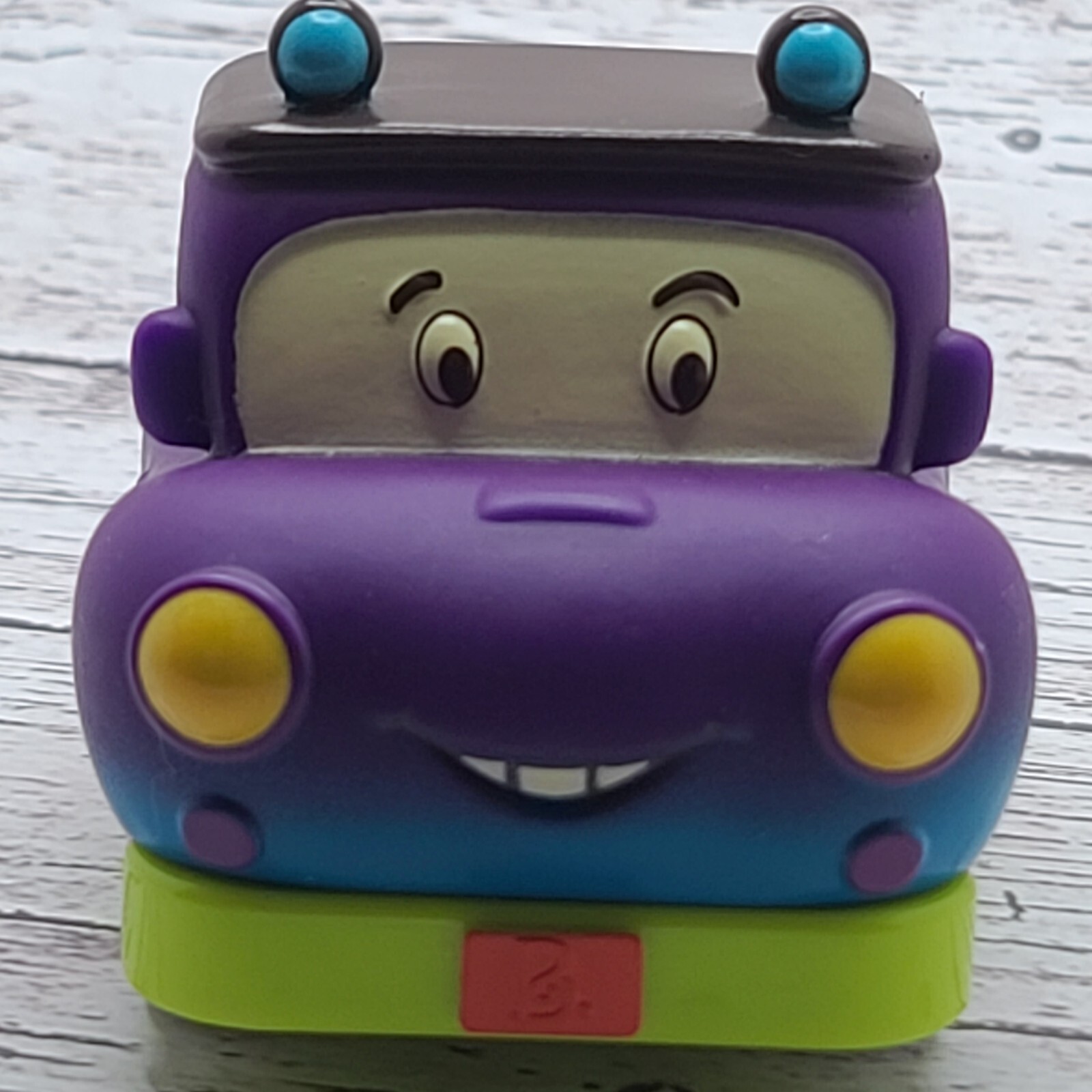 Kids Preschool Rubber Plastic Car Jeep Truck Lot of 2