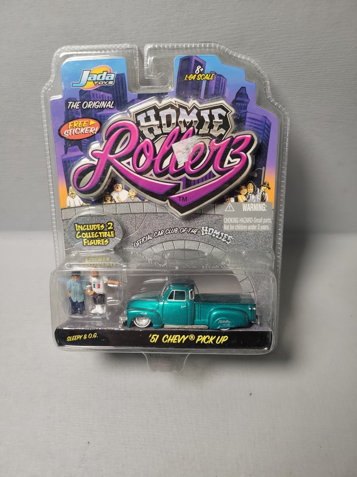 Homie Rollerz Jada Sleepy & O.G. 1951 Chevy Pickup Lowrider 1:64 – New Sealed