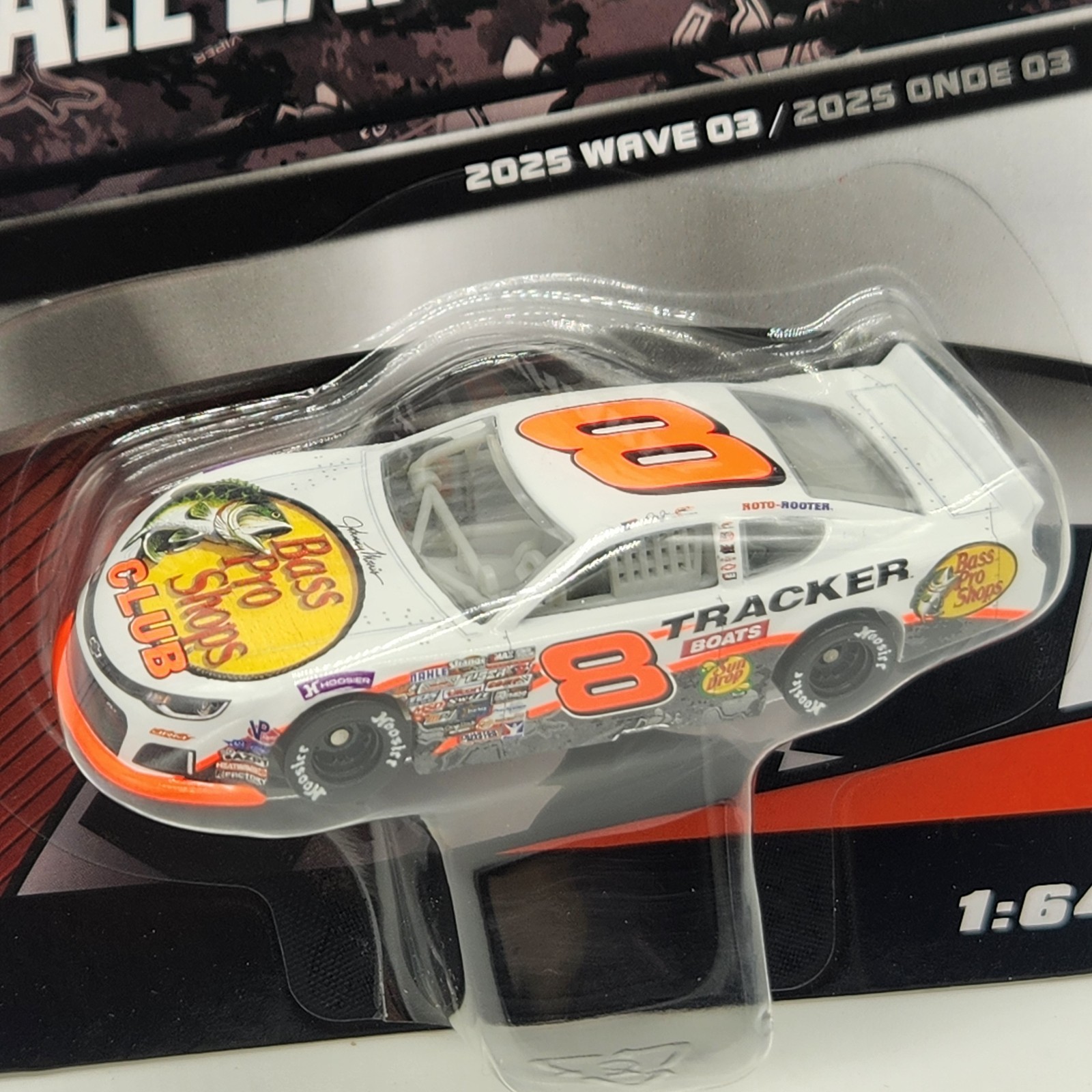2025 NASCAR AUTHENTICS WAVE 3 1/64 #8 DALE EARNHARDT JR. BASS PRO SHOPS CLUB