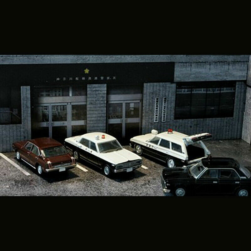 Diorama 1:64 Model Car Parking Lot Station Display Assemble Garage Gifts