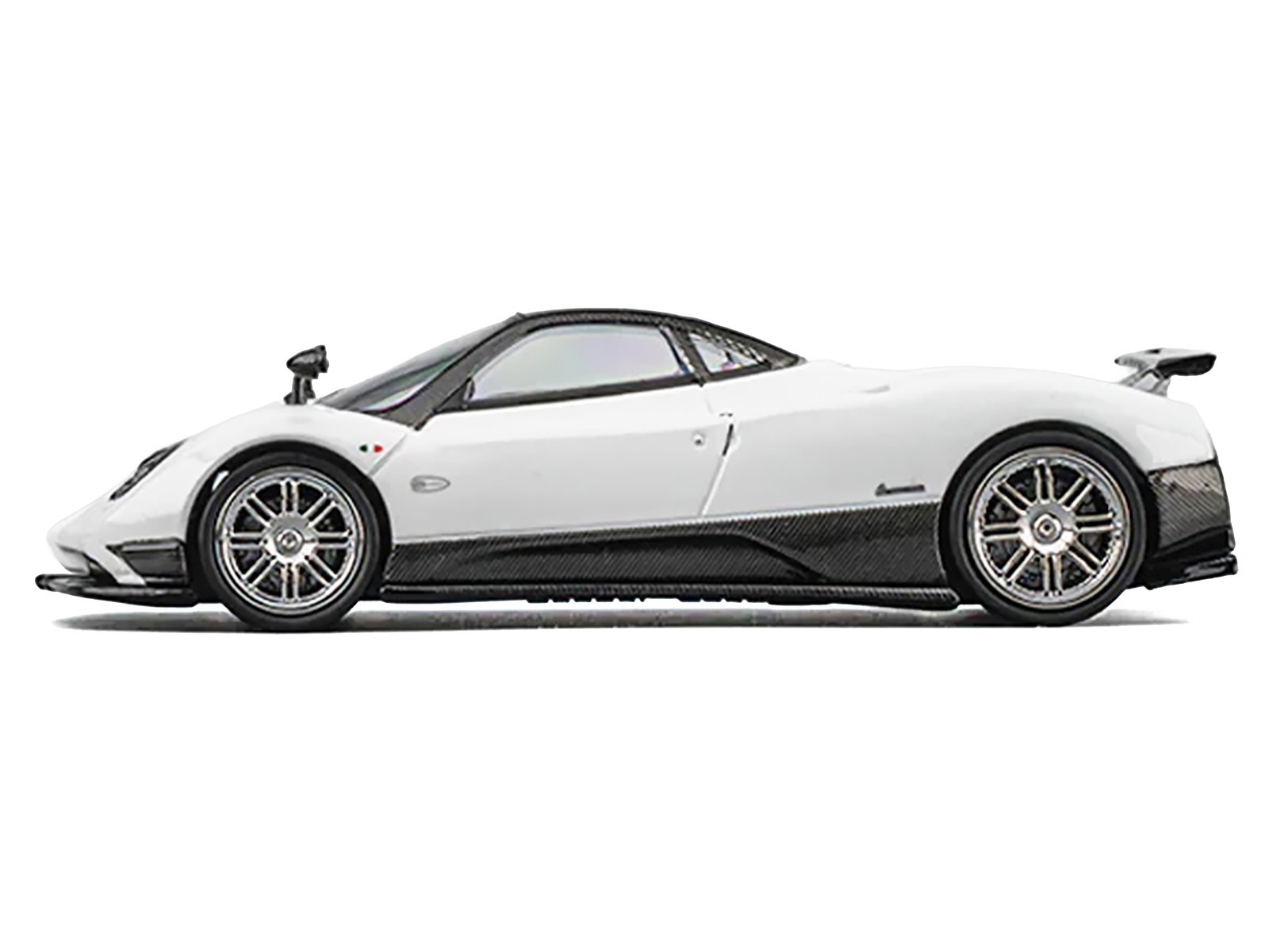 PAGANI ZONDA F PEARL WHITE 1/64 DIECAST MODEL CAR BY CM MODEL CM64-ZONDAF-01