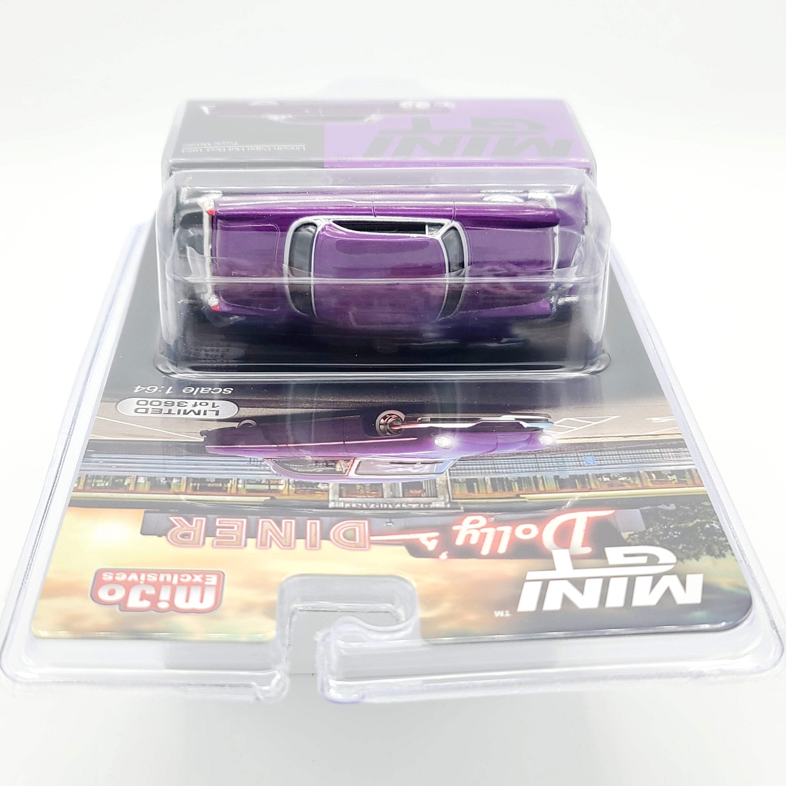 Mini GT ’54 Lincoln Capri Hot Rod – Purple Metallic (2024 MiJo Limited Edition)