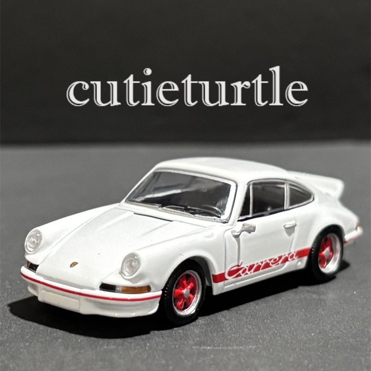 No Box 1:64 Porsche 911 Carrera RS 2.7 Lightweight White / Red